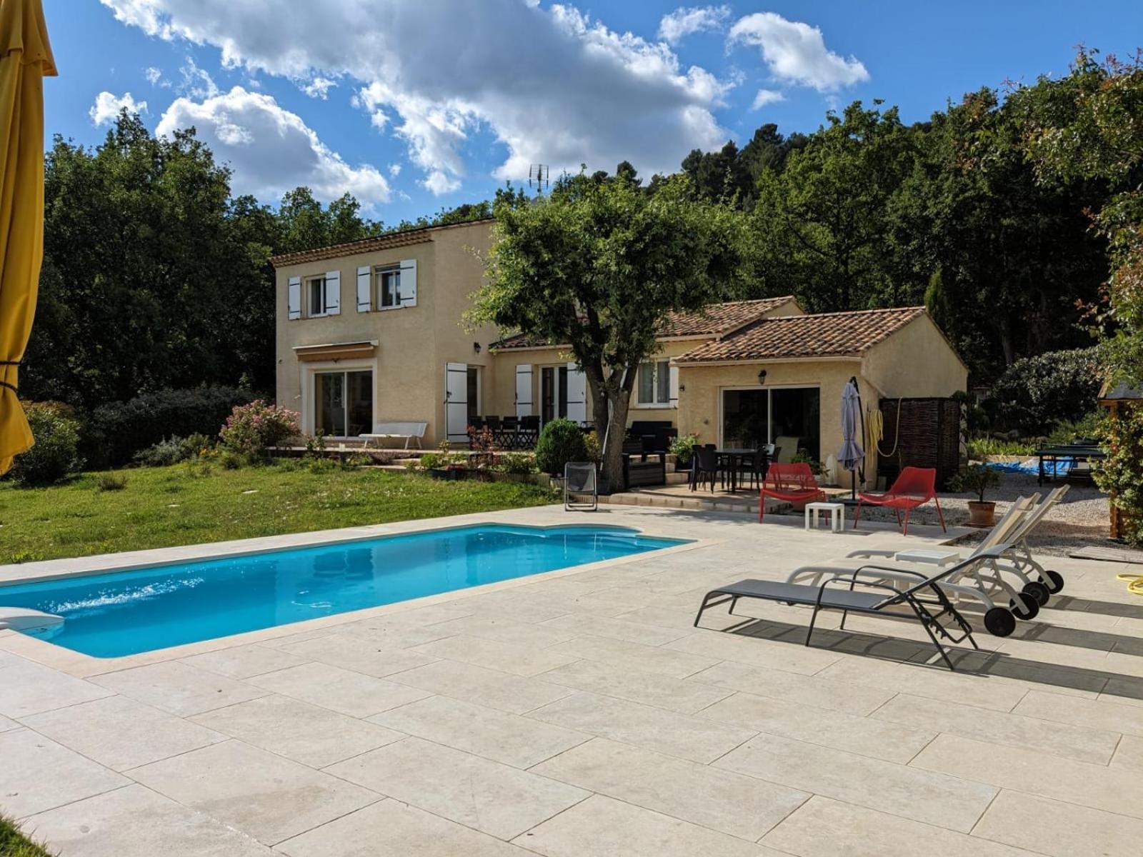 Villa Calme Avec Piscine A Greoux Екстериор снимка